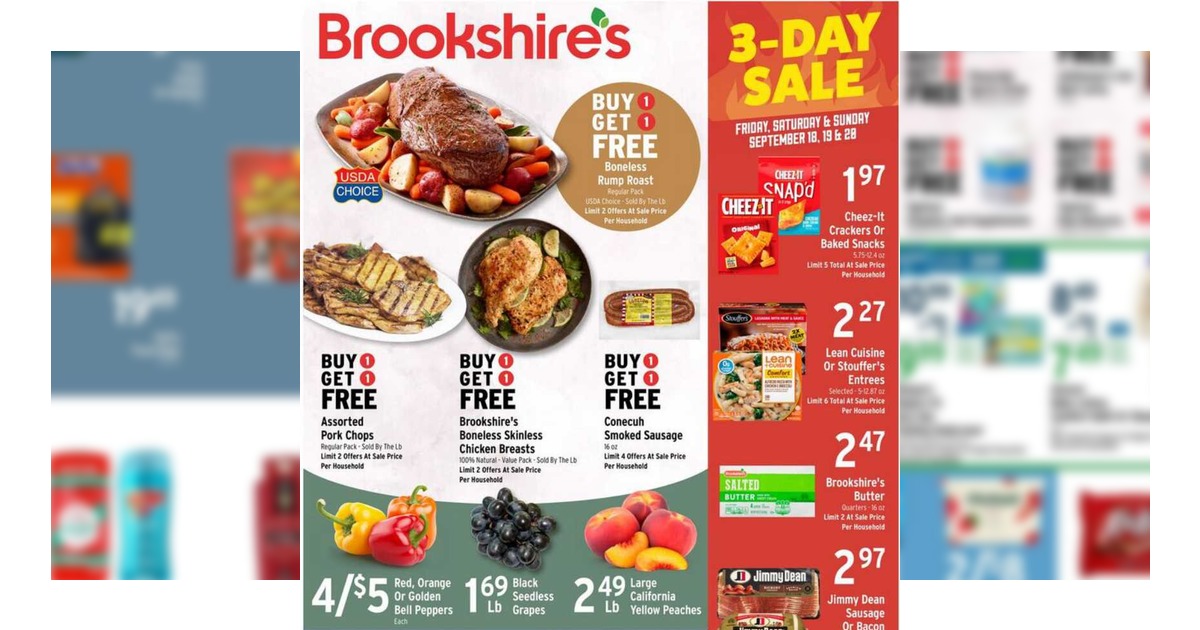 Brookshire's Ad (9/16/26 – 9/22/26) Weekly Flyer Preview