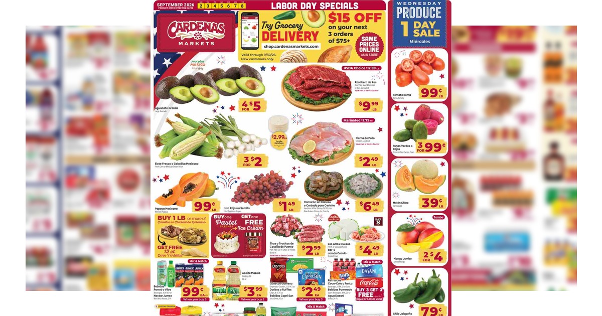 Cardenas Weekly Ad (9/2/26 – 9/8/26) Preview