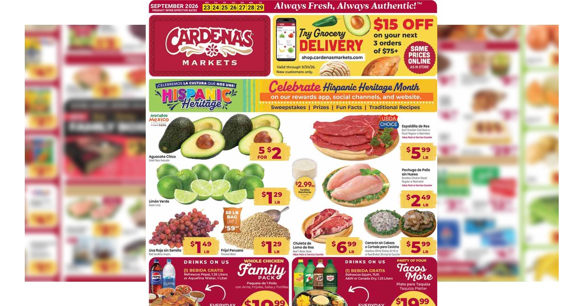 Cardenas Weekly Ad (9/23/26 – 9/29/26) Preview