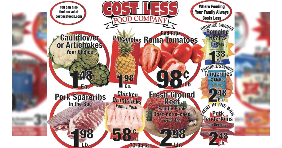 Cost Less Food Weekly Ad (9/30/26 – 10/6/26) Preview