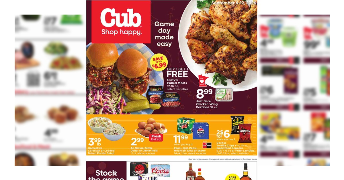 Cub Foods Weekly (9/6/26 - 9/12/26) Ad Preview!