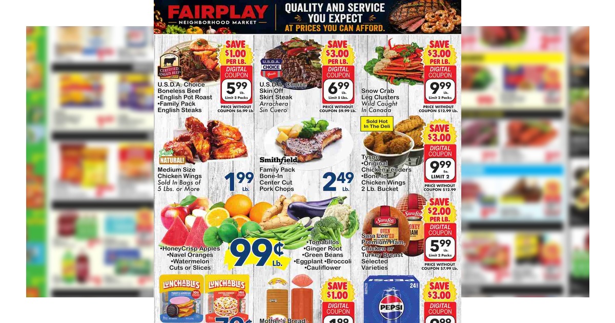 Fairplay Weekly Ad (9/9/26 – 9/15/26) Preview