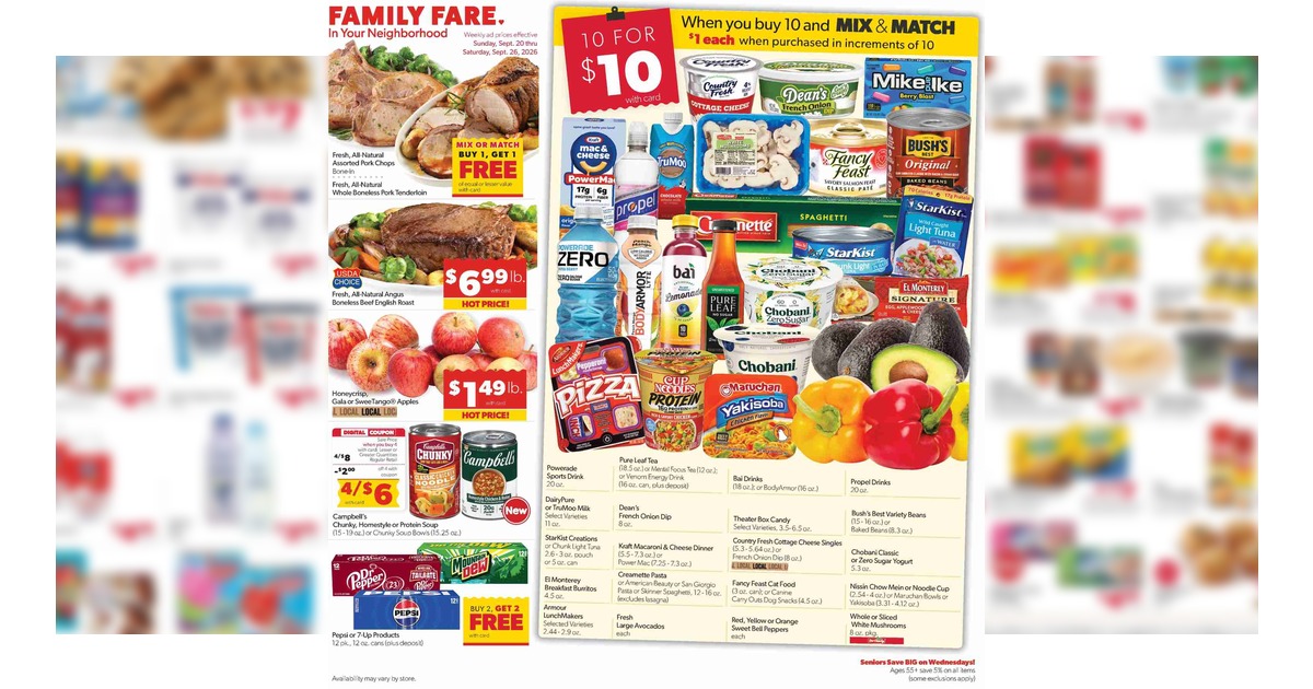 Family Fare Ad (9/20/26 - 9/26/26) Weekly Ad Preview