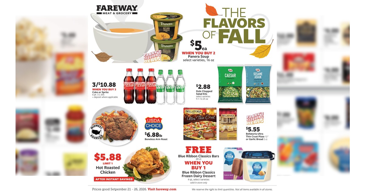 Fareway Weekly Ad (9/21/26 - 9/26/26) Preview