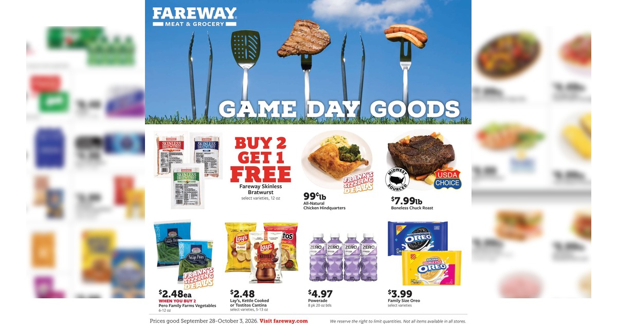 Fareway Weekly Ad (9/28/26 - 10/3/26) Preview!