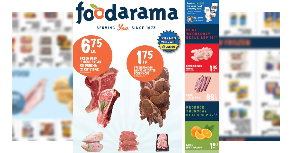 Foodarama Weekly Ad (9/16/26 – 9/22/26) Early Preview