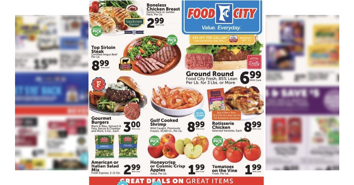 Food City Weekly (9/23/26 – 9/29/26) Ad Preview