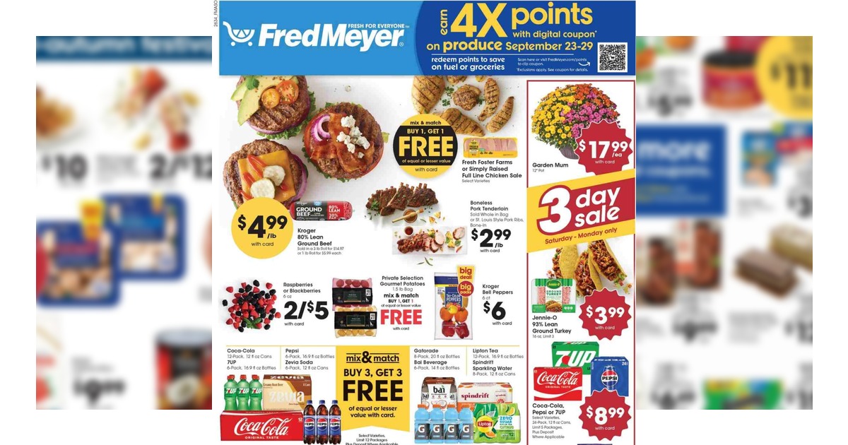 Fred Meyer Weekly Ad (9/23/26 – 9/29/26) Preview