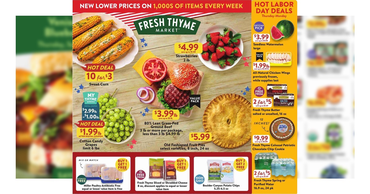 Fresh Thyme Weekly Ad (9/2/26 – 9/8/26) Preview