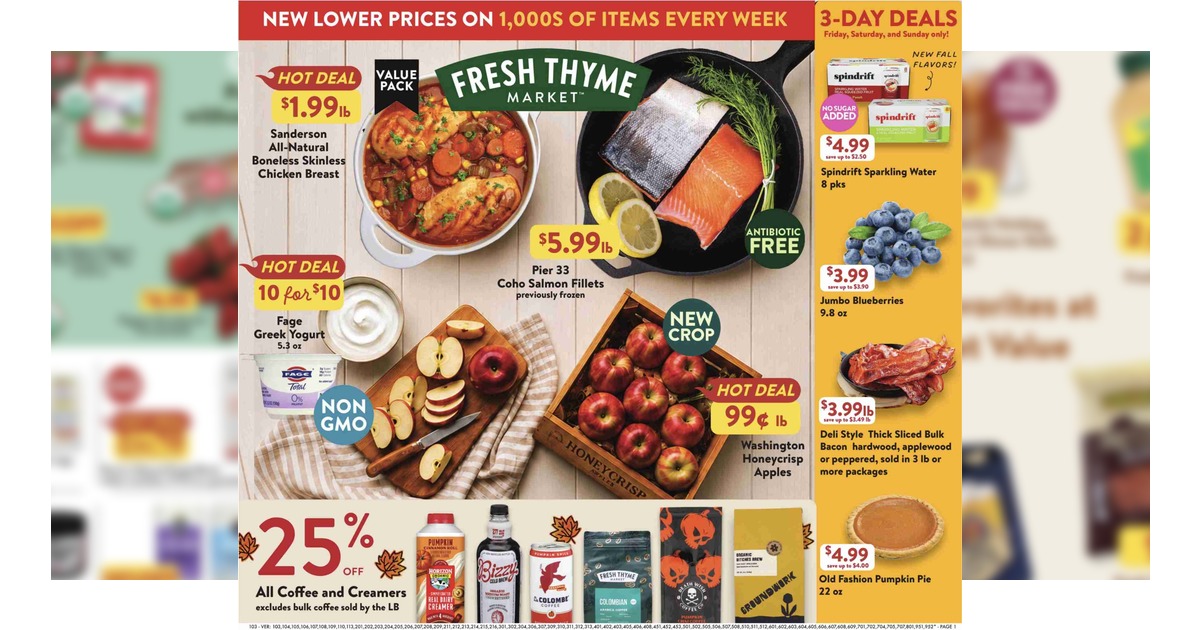 Fresh Thyme Weekly Ad (9/9/26 – 9/15/26) Preview