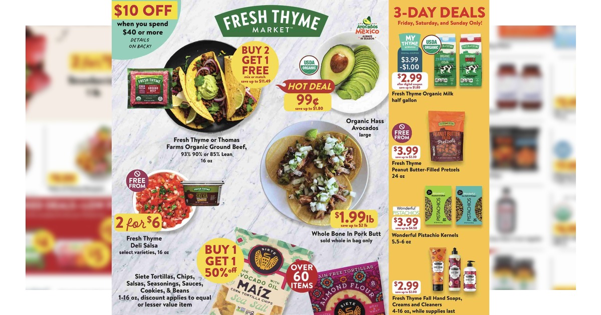 Fresh Thyme Weekly Ad (9/16/26 – 9/22/26) Preview
