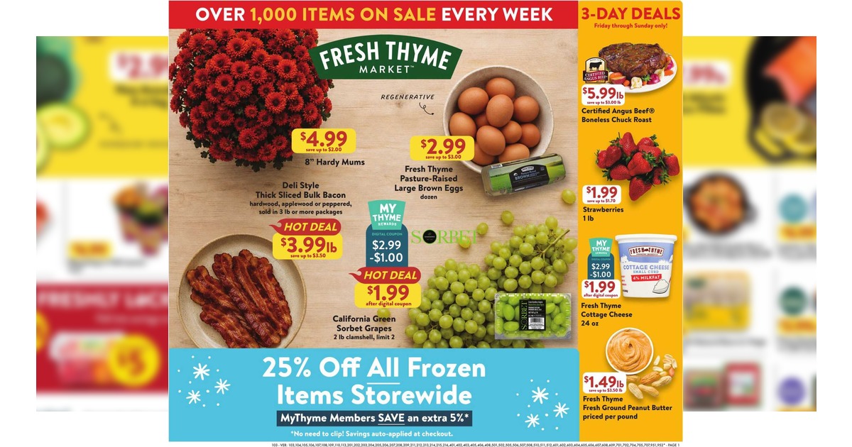 Fresh Thyme Weekly Ad (9/23/26 – 9/29/26) Preview