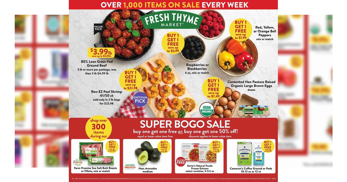 Fresh Thyme Weekly Ad (9/30/26 – 10/6/26) Preview