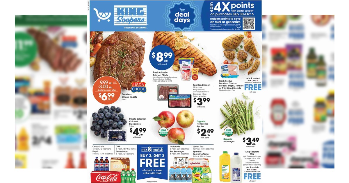 King Soopers (9/30/26 – 10/6/26) Weekly Ad Preview