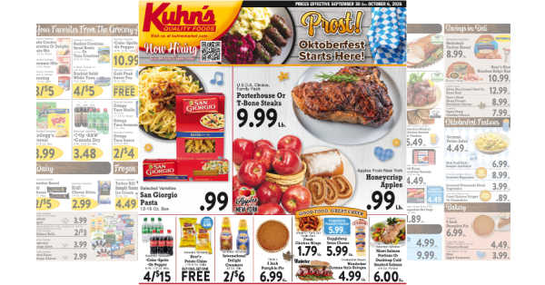 Kuhn's Weekly Ad (9/30/26 – 10/6/26)