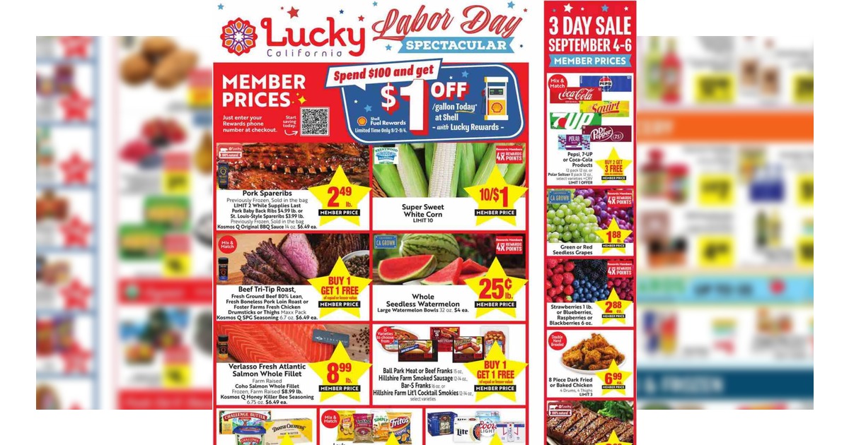 Lucky Supermarkets Weekly Ad (9/2/26 – 9/8/26) Flyer Preview