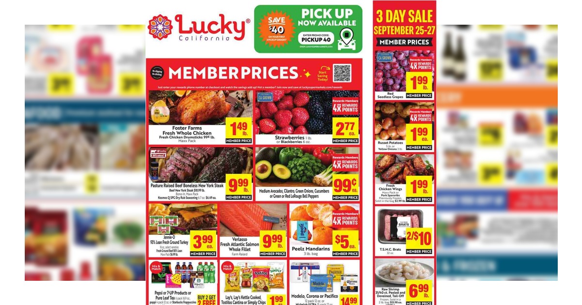 Lucky Supermarkets Weekly Ad (9/23/26 – 9/29/26) Flyer Preview