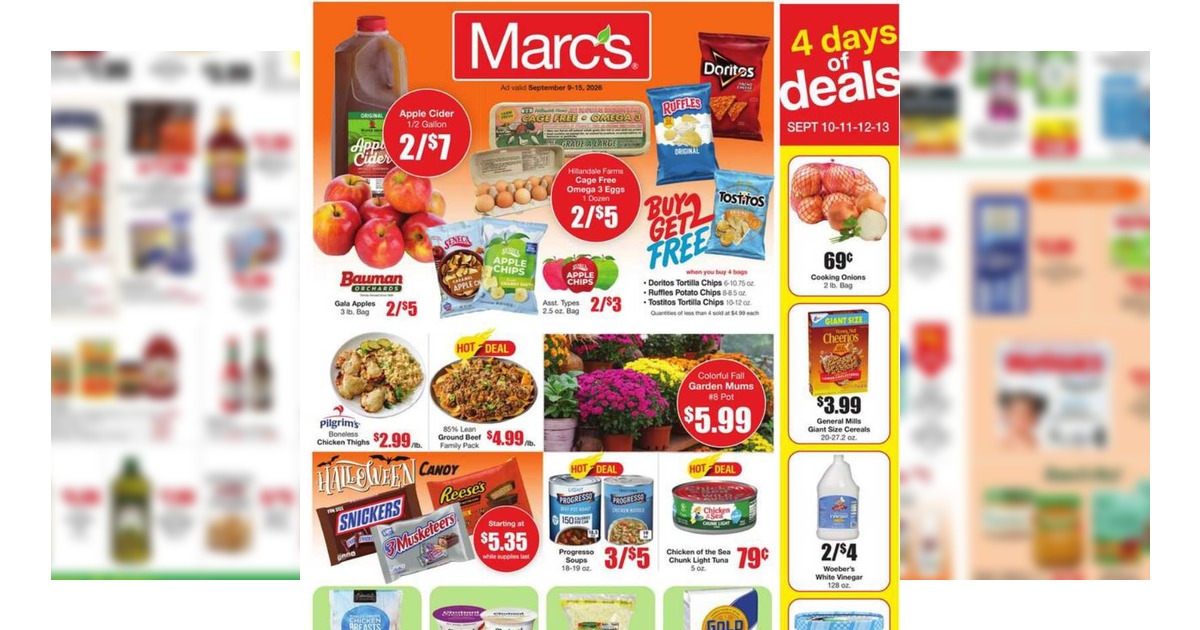 Marc's Weekly (9/9/26 – 9/15/26) Ad Preview