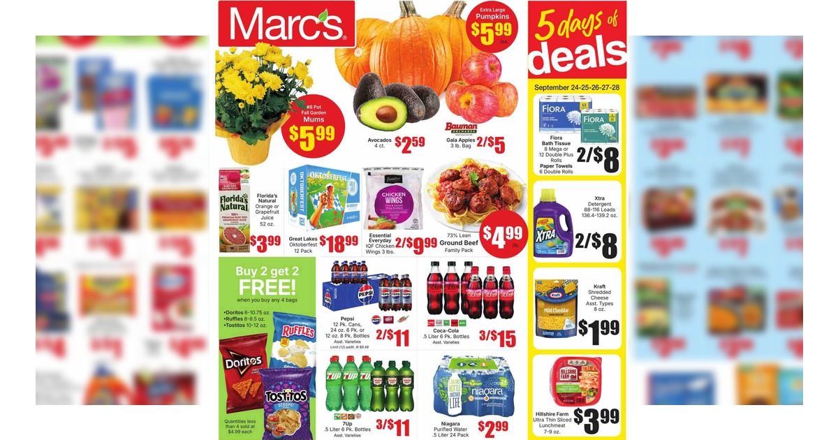 Marc's Weekly (9/23/26 – 9/29/26) Ad Preview