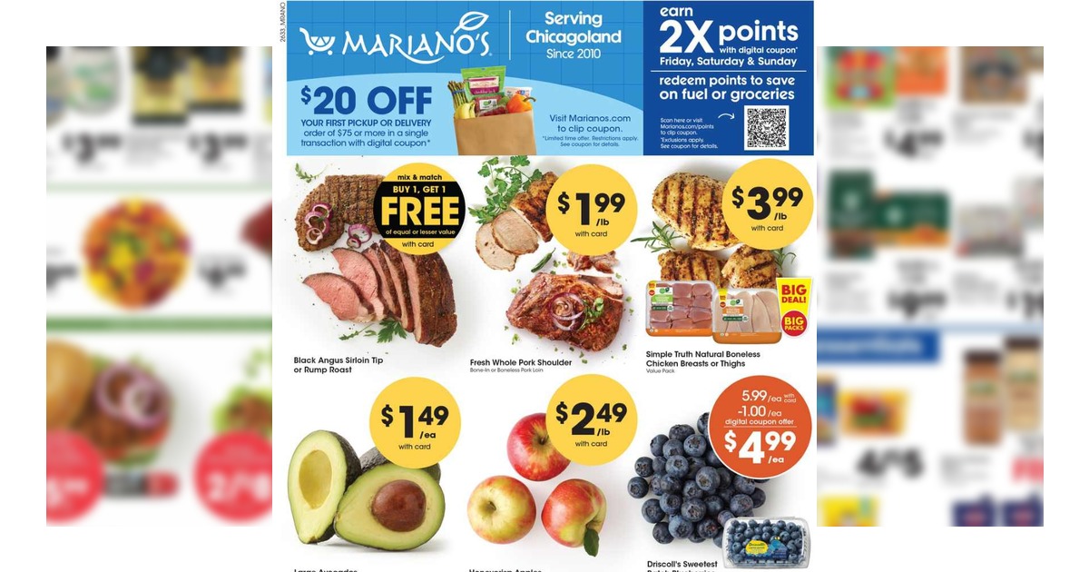 Mariano’s Weekly (9/16/26 – 9/22/26) Early Ad Preview