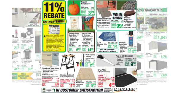 Menards Weekly Ad (9/17/26 - 9/27/26)
