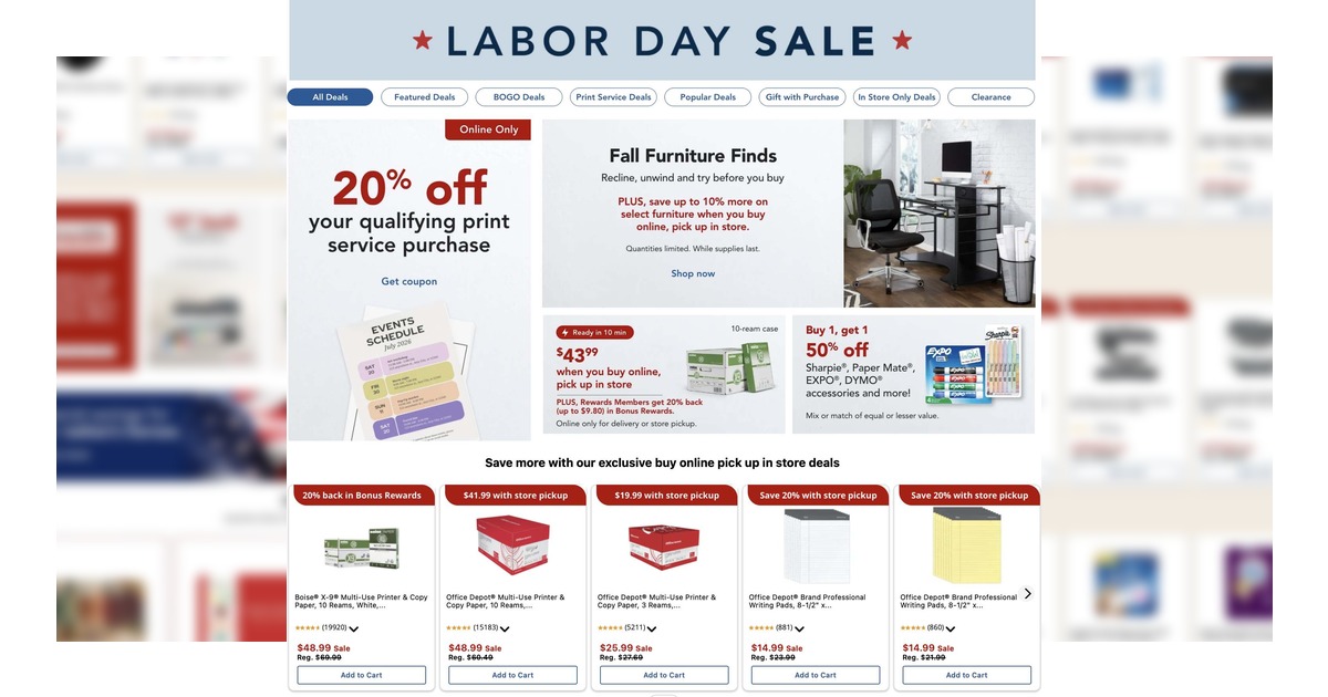 Office Depot Weekly Ad (9/6/26 - 9/12/26) Preview!