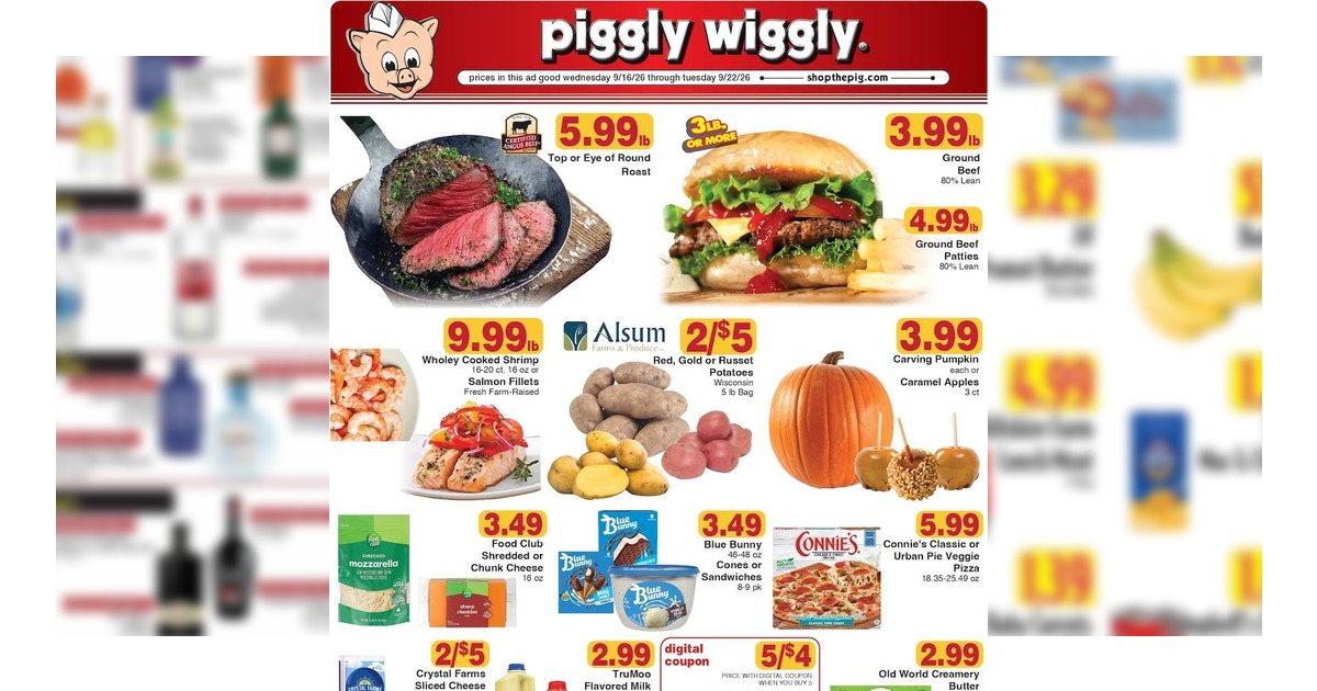 Piggly Wiggly Weekly (9/16/26 – 9/22/26) Ad Preview