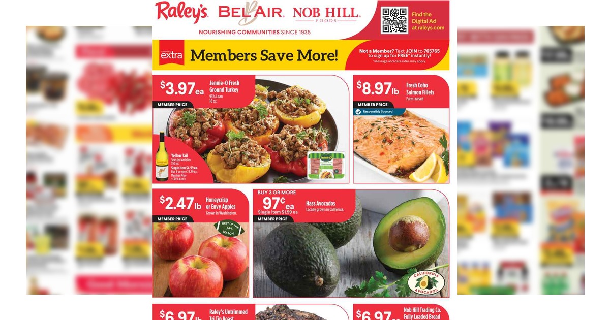 Raley’s Weekly Ad (9/9/26 – 9/15/26) Preview