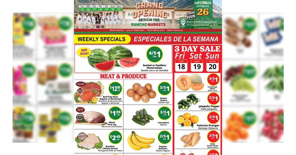 Rancho Markets Weekly Ad (9/15/26 - 9/21/26)