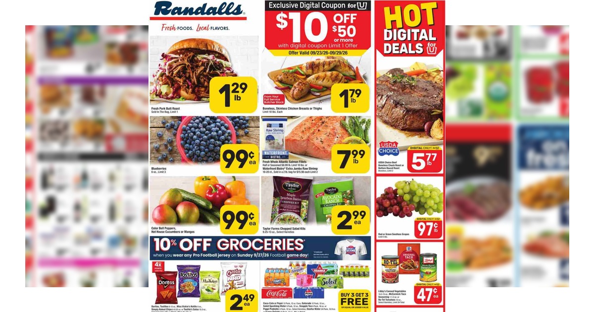 Randalls Weekly Ad (9/23/26 – 9/29/26) Early Ad Preview