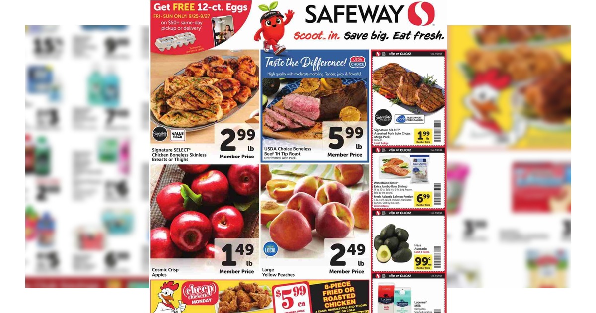 Safeway Weekly Ad (9/23/26 – 9/29/26) Sneak Peek Preview