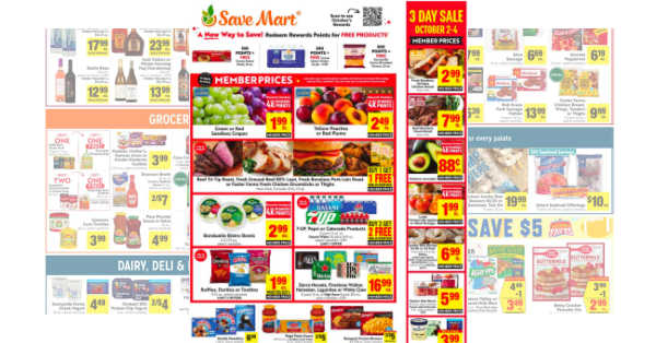 Save Mart Weekly Ad (9/30/26 – 10/6/26)