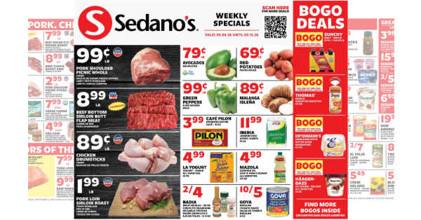 Sedano's Weekly Ad (9/9/26 – 9/15/26)