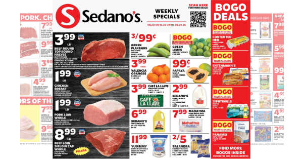 Sedano's Weekly Ad (9/16/26 – 9/22/26)