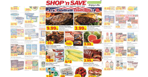 Shop 'n Save Weekly (9/3/26 - 9/9/26)