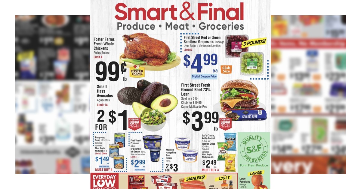 Smart and Final Weekly Ad (9/30/26 – 10/6/26) Preview