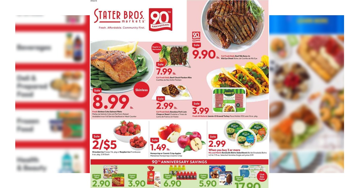 Stater Bros Weekly Ad (9/23/26 – 9/29/26) Early Preview
