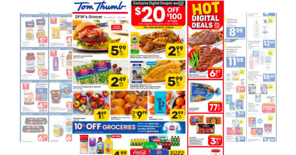 Tom Thumb Weekly Ad (9/30/26 – 10/6/26)