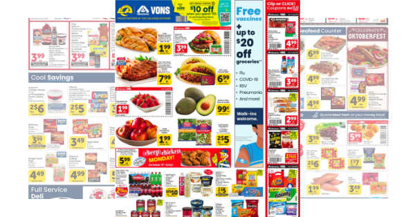 Vons Weekly Ad (9/30/26 – 10/6/26)