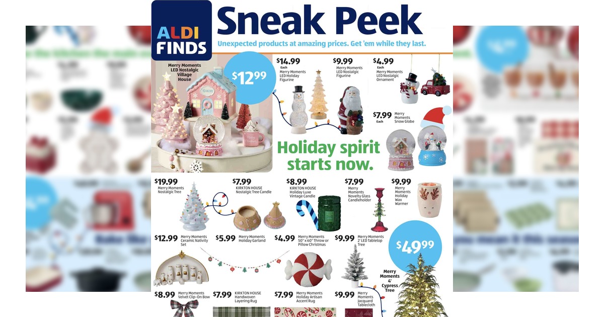 Aldi Weekly Ad (10/21/26 - 10/27/26) Sneak Peek