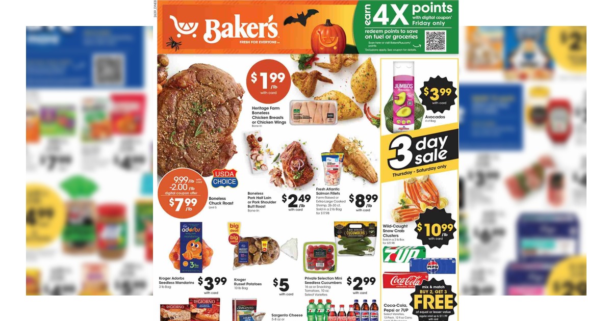 Baker's Weekly Ad (10/28/26 – 11/3/26) Preview