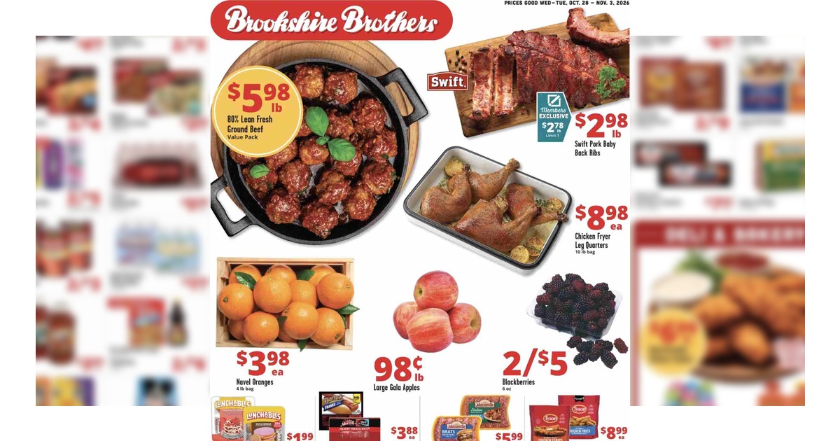 Brookshire Brothers Weekly Ad (10/28/26 – 11/3/26) Preview