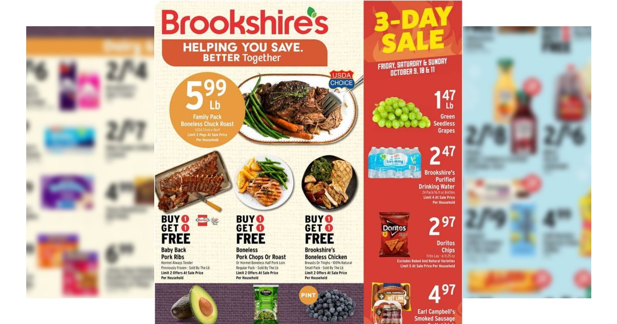 Brookshire's Ad (10/7/26 – 10/13/26) Weekly Flyer Preview