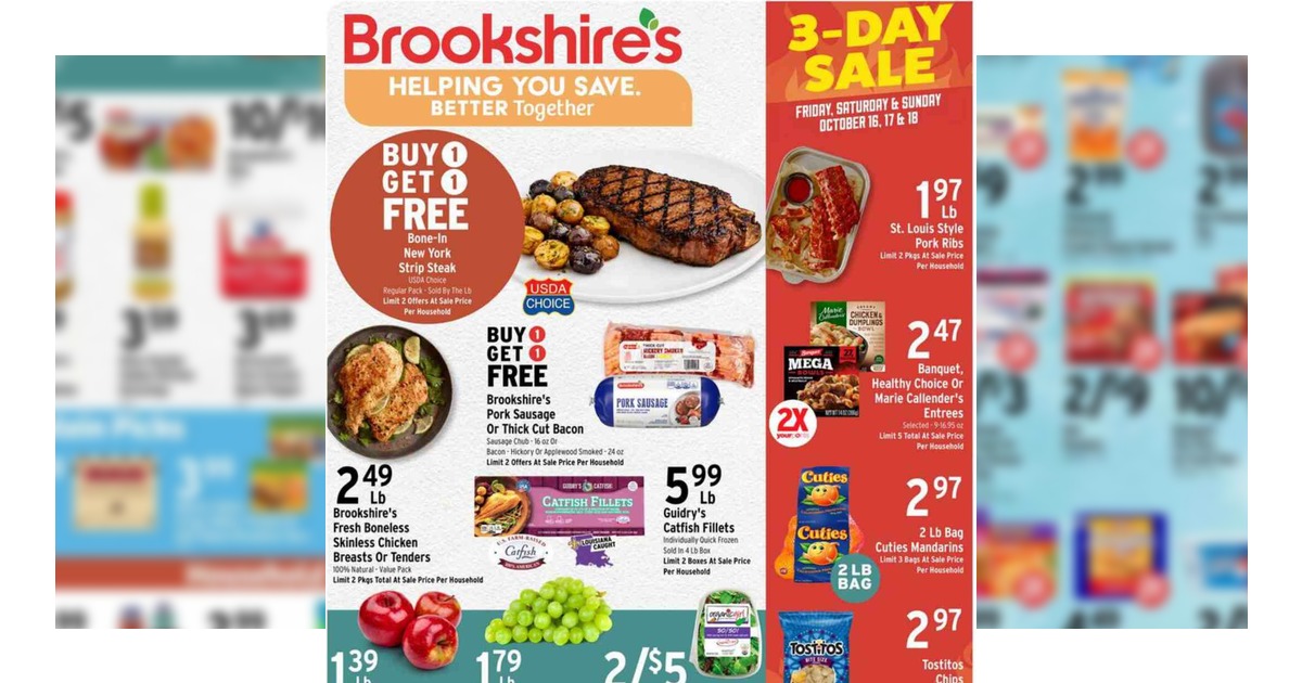 Brookshire's Ad (10/14/26 – 10/20/26) Weekly Flyer Preview