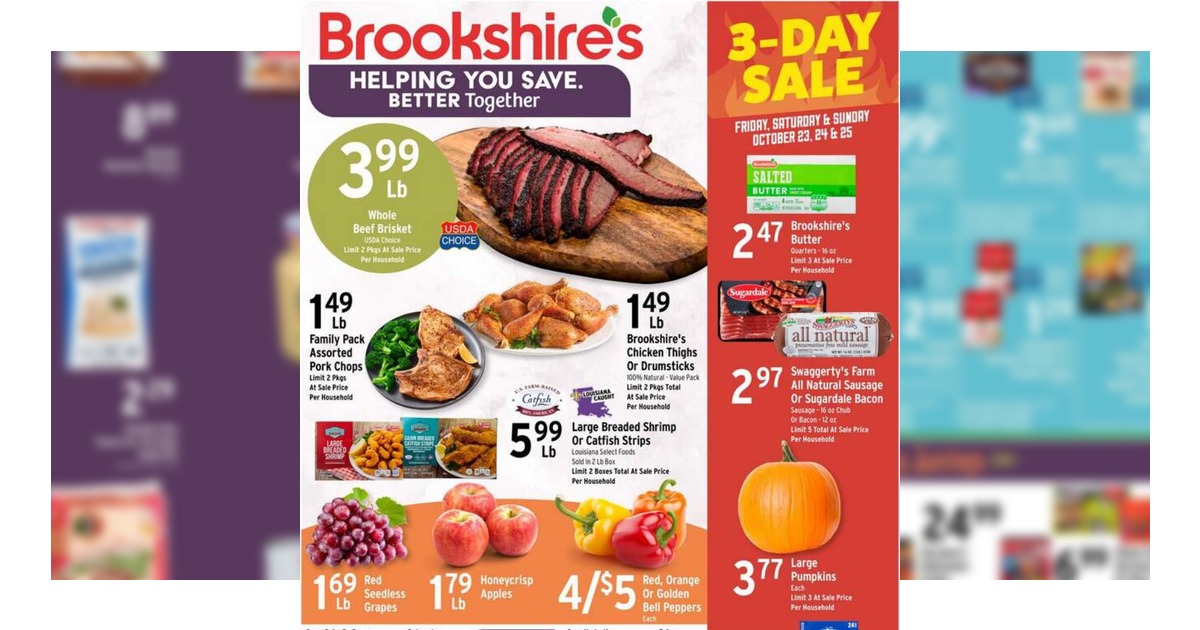 Brookshire's Ad (10/21/26 – 10/27/26) Weekly Flyer Preview