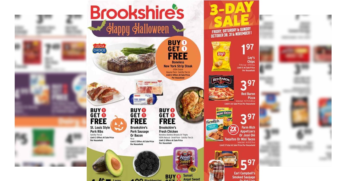 Brookshire's Ad (10/28/26 – 11/3/26) Weekly Flyer Preview