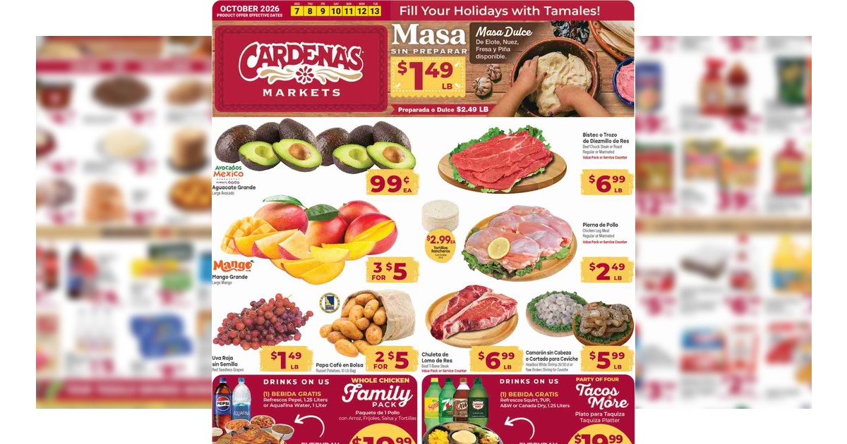Cardenas Weekly Ad (10/7/26 – 10/13/26) Preview
