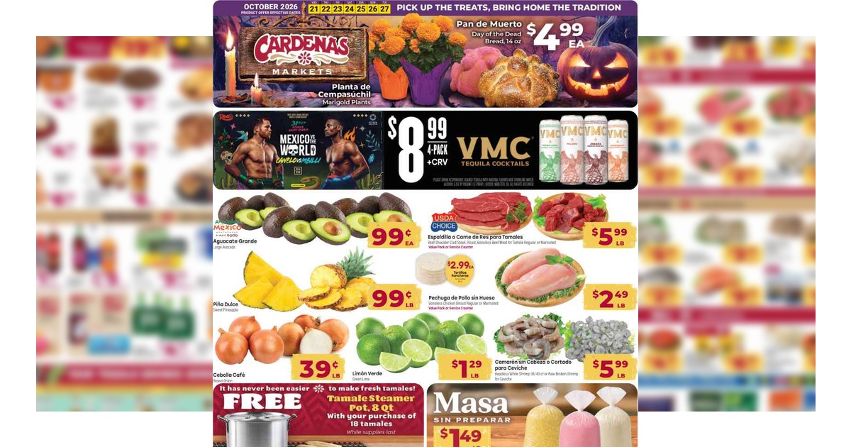 Cardenas Weekly Ad (10/21/26 – 10/27/26) Preview