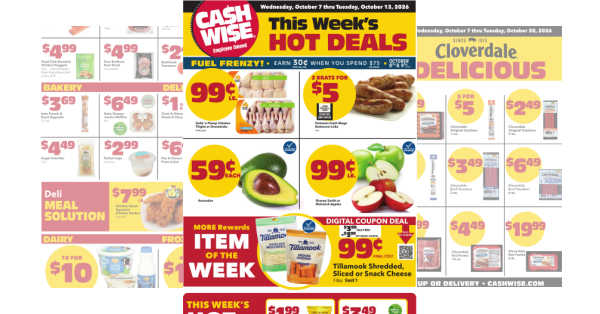 Cash Wise Weekly (10/7/26 – 10/13/26)