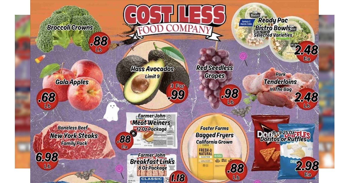 Cost Less Food Weekly Ad (10/28/26 – 11/3/26) Preview